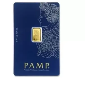 1 Gram PAMP Suisse Gold Bar - Lady Fortuna