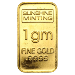 1 gram Gold Bar - Secondary Market