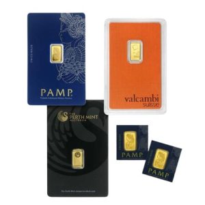 1 Gram Gold Bar - Random (In Assay)