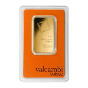 1 oz Valcambi Gold Bar(In Assay) 1 oz Valcambi Gold Bar(In Assay)