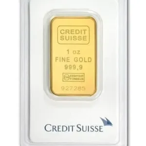 1 oz Credit Suisse Gold Bar(In Assay)