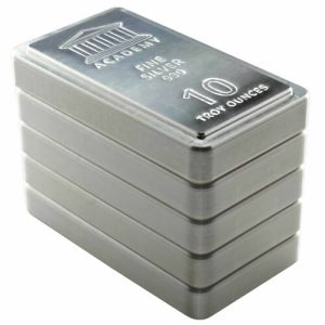 Academy 10 oz Silver Bars Stackable