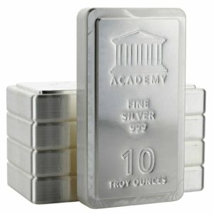 Academy 10 oz Silver Bars Stackable