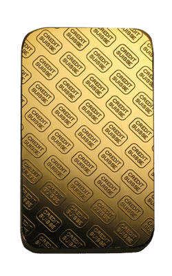 10 oz Credit Suisse Gold Bar (Without Assay)