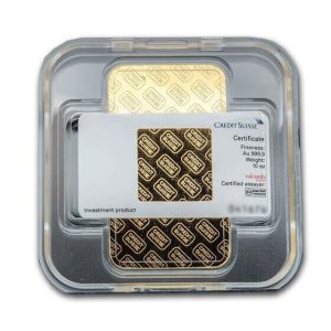 10 oz Credit Suisse Gold Bar (w/Assay)