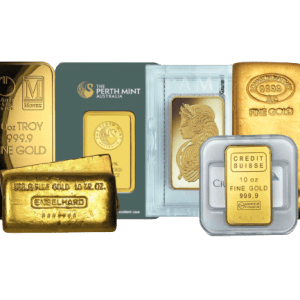 10 oz Gold Bar Random Brands (Assay)