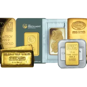 10 oz Gold Bar Random Brands (Assay) 10 oz Gold Bar Random Brands (Assay)