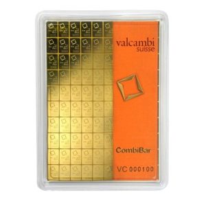 100 x 1 gram Gold Valcambi CombiBar (In Assay)