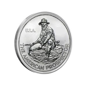 1 Oz Engelhard Prospector Silver Round(Random Year)