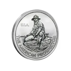 1 Oz Engelhard Prospector Silver Round (Random Year) 1 Oz Engelhard Prospector Silver Round (Random Year)