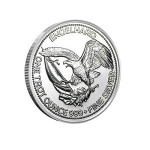 1 Oz Engelhard Prospector Silver Round(Random Year)