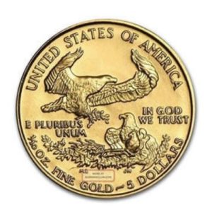 1/10 oz Gold American Eagle Coin(Random Year)