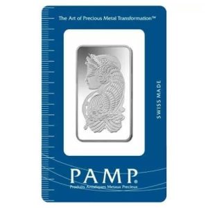 1 oz Silver Bar - PAMP Lady Fortuna (In Assay)