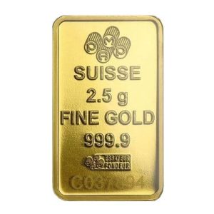 2.5 Gram Gold Bar - PAMP Suisse Lady Fortuna (In Assay)