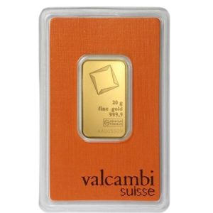 20 gram Valcambi Gold Bar (In Assay)