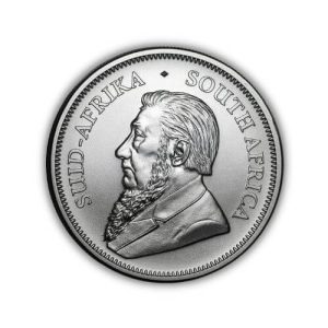 South African 1 oz Silver Krugerrand Coin (Random Year)