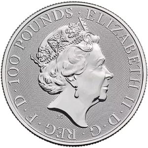 2021 1 Oz Platinum British Britannia Coin