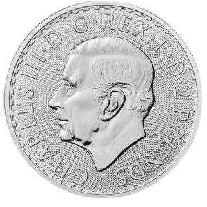 2023 Great Britain 1 oz Silver Coin Britannia BU (King Charles III)