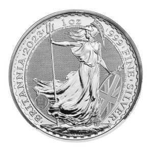 2023 Great Britain 1 oz Silver Coin Britannia BU (King Charles III)