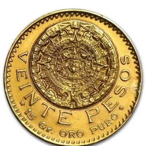 20 Pesos Gold Coin - Mexican Peso