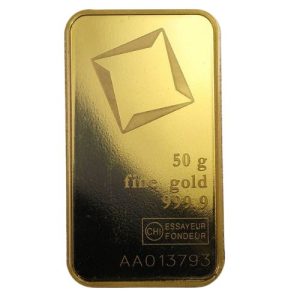 50 Gram Valcambi Gold Bar (In Assay)