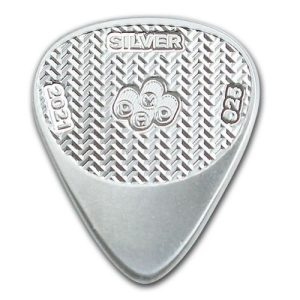 5 Gram PAMP Suisse Fender Sterling Silver Guitar Pick 5 Gram PAMP Suisse Fender Sterling Silver Guitar Pick