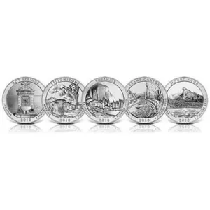 5 Oz Silver Coin - America the Beautiful