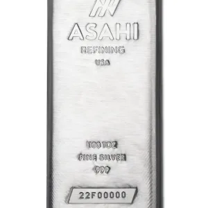 100 oz Asahi Silver Bar