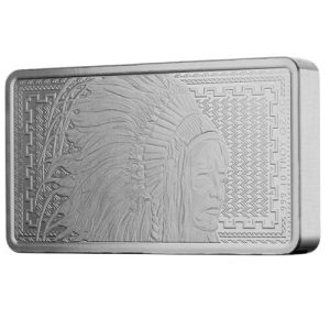 10 oz Silver Liberty Trade Buffalo Bars (New)