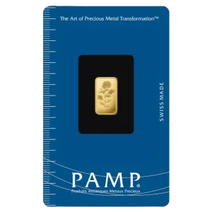 1 Gram PAMP Gold Rosa Bar 1 Gram PAMP Gold Rosa Bar