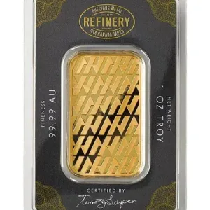 1 oz Asahi Gold Bar .9999 Fine (In Assay)