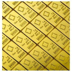 50 x 1 gram Gold Valcambi CombiBar™ (In Assay)