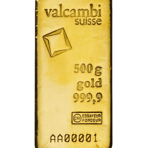 500 Gram Valcambi Gold Bar