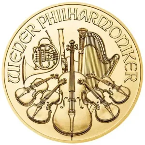 1 oz Austrian Philharmonic Gold Coin(Random Year)