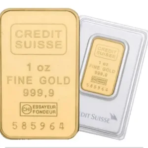 1 oz Credit Suisse Gold Bar(In Assay)