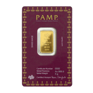 Diwali - Lakshmi 5g Gold Bar