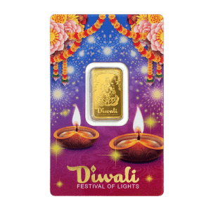 Diwali - Lakshmi 5g Gold Bar