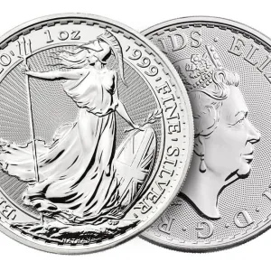 Great Britain 1 oz Silver Britannia Coin - (Random Years)