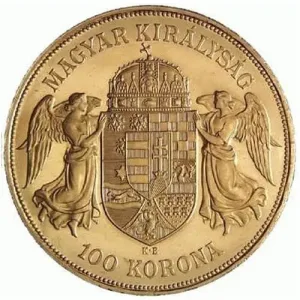 100 Korona Gold Coin - Hungarian