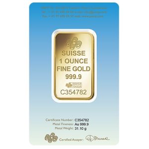 1 oz PAMP Suisse - Lakshmi Gold Bar(New w/Assay)