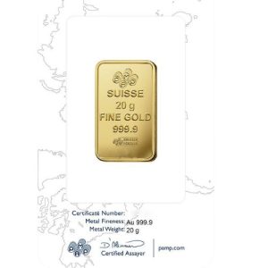 20 gram PAMP Suisse Rosa Gold Bar