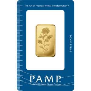 5 Gram PAMP Suisse Rosa Gold Bar 5 Gram PAMP Suisse Rosa Gold Bar
