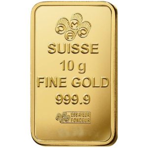 10 grams PAMP Suisse Rosa Gold Bar .9999 pure