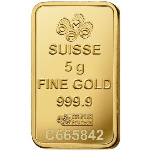 5 Gram PAMP Suisse Rosa Gold Bar