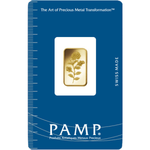 2.5 Grams PAMP Gold Rosa Bar
