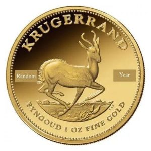 1 oz South African Gold Krugerrand coin(Random Year)