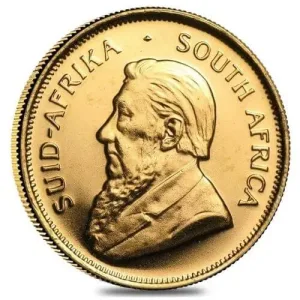 1/4 oz krugerrand South African gold coin (Random Year) 1/4 oz krugerrand South African gold coin (Random Year)