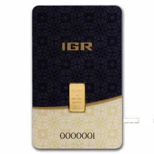 1 gram Gold Bar - (IGR) Istanbul Gold Refinery (New with Assay)