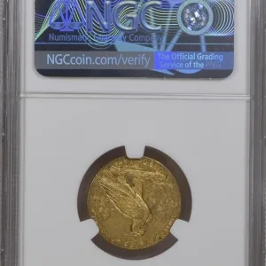 1910 $5 Indian Head Gold Half Eagle MS 62 NGC