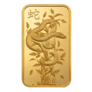 2025 1 oz Gold Bar PAMP – Legend of the White Snake Goddess